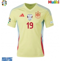 Španjolska Lamine Yamal #19 Gostujuci Dres EP 2024 Kratak Rukav